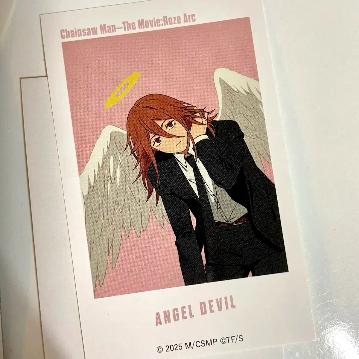 체인소맨 팝업 트레이딩 아트스티커 레제 / 천사