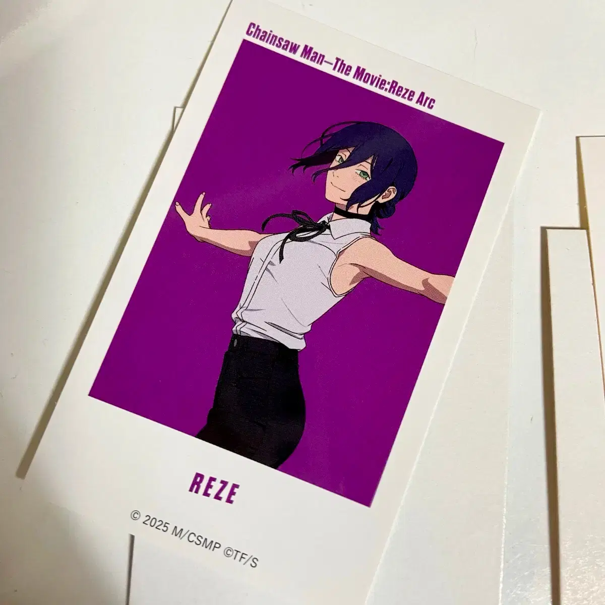 체인소맨 팝업 트레이딩 아트스티커 레제 / 천사