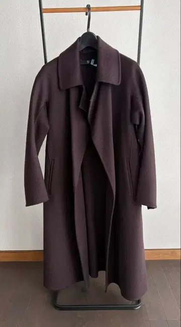 UNIQLO 캐시미어 블렌드 랩 롱 코트 +J 질 샌더