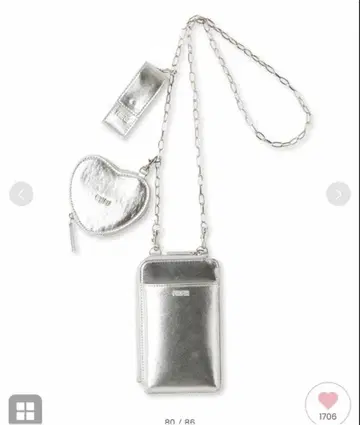 FURFUR 3SET 멀티 숄더 실버