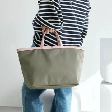 [새상품급] TOPKAPI 노옴 토트백 페일핑크 A4 수납 가능