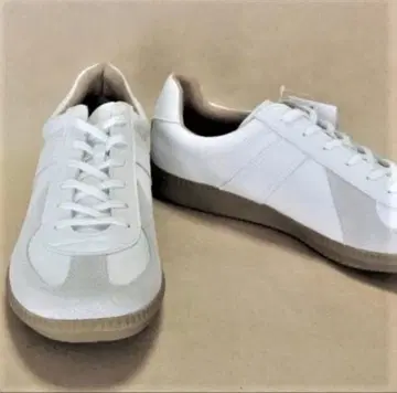 저먼 트레이너 German Trainer 화이트 천연 가죽 27cm