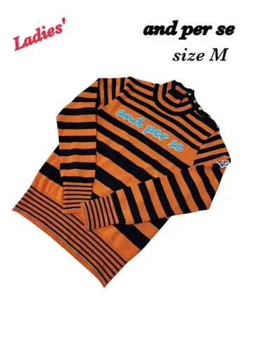 and per se 앤퍼시 니트 스웨터 모크넥 여성용 M