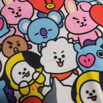 BTS 캐릭터 냉감 타월