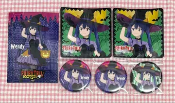 FAIRY TAIL 페어리 테일 캔뱃지 코스터 웬디