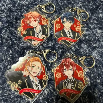 하츠라비율 아크릴 키링 4종 세트