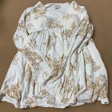 gelato pique 꽃무늬 튜닉 긴팔