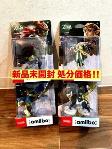 젤다의 전설 amiibo 피규어 4체 세트 미사용 새상품