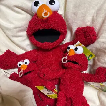 세서미 스트릿 엘모 봉제 인형 S M L 3개 세트