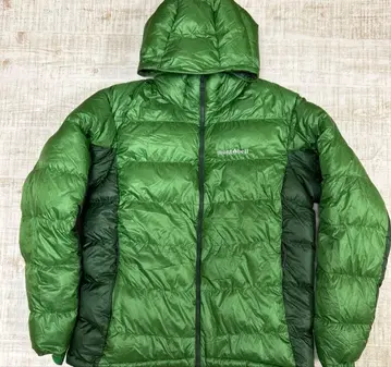 몽벨 명작 mont-bell 알파인 다운 후드티 그린 L 사이즈