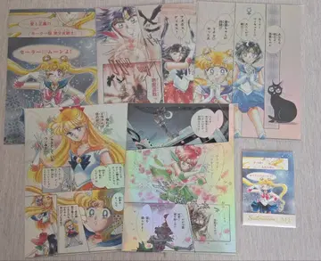 클리어 파일 엽서 세일러문 카페 내부