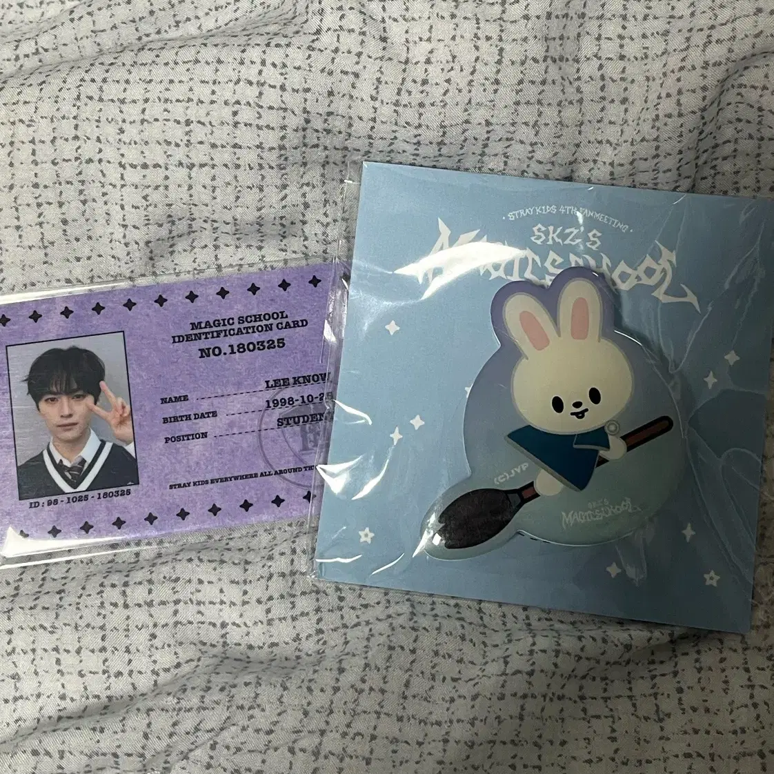 스키즈 매직스쿨 팬미팅 스테이존 학생증 그립톡 양도 리노 리빗