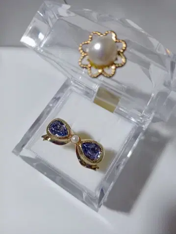 말베리코 드롭 리본 링