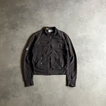 00s y2k 아카이브 자라 페이드 라이더스 재킷