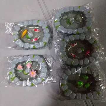 연못 풍경 캡슐 토이 5개 세트