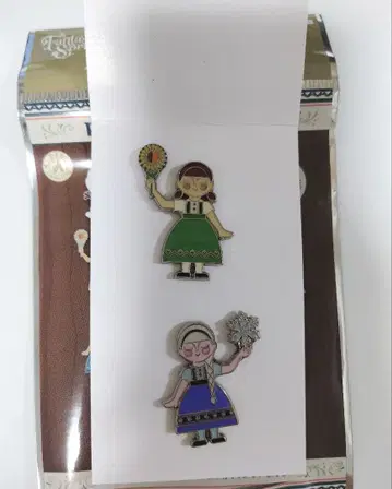 겨울왕국 핀 배지 엘사 안나