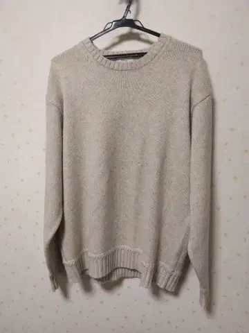 SHIPS any 라무 라이크 크루넥 컬러 니트 기모