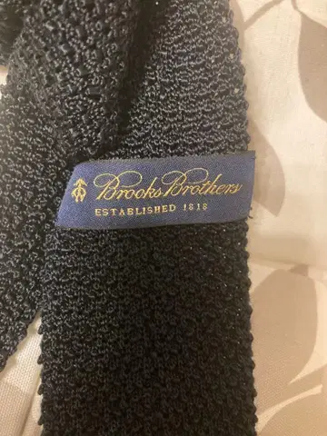 브룩스브라더스 BLACK 니트 타이