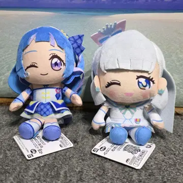 영화 너와 아이돌 프리큐어 코롯토 만마루쨩 페이스 봉제 인형 2체 2