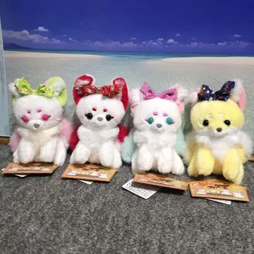 쵸콘과 구미호님 꽃 오마치 LMC 봉제 인형 마스코트 전종 세트