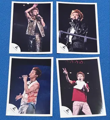 아라시 공식 브로마이드 라이브 사진 구 로고 4장 세트 오노 사토시