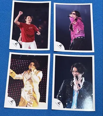 아라시 공식 브로마이드 라이브 사진 구 로고 4장 세트 마츠모토 준