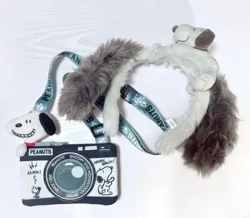 USJ 스누피 머리띠 패스 케이스 세트