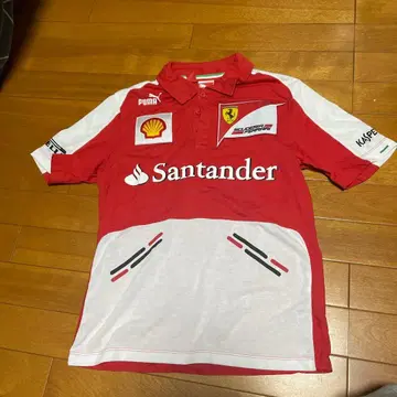 페라리 PUMA 피케 셔츠 레드