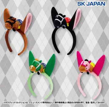 [ 총 4종 ] 서러브레드 컬렉션 마스코트 포함 머리띠