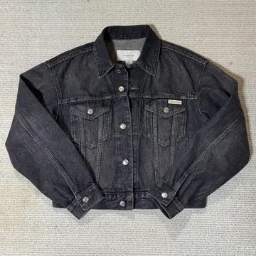 캘빈클라인 데님 자켓 s 택 포함 미사용에 가까움