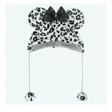 디즈니 레오파드 무늬 팬캡 미니 랜드 시