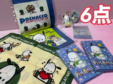 초레어 포차코 묶음 판매 6점 복주머니 레트로 손수건 마스코트