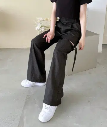 Heather 2WAY 슬랙스 팬츠