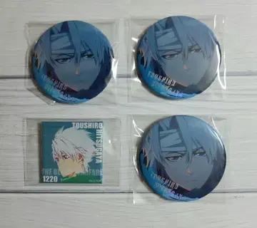 BLEACH 히츠가야 토시로 캔뱃지 4개 세트