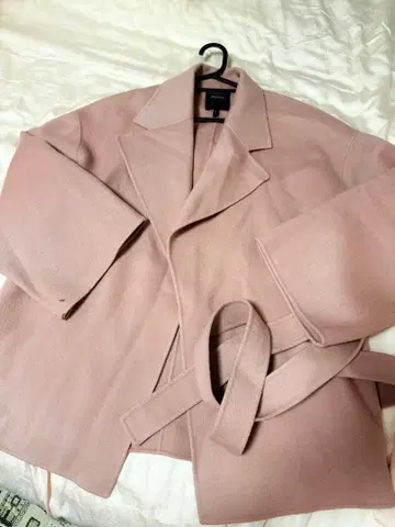 Theory 핑크 울 캐시미어 코트 S 사이즈