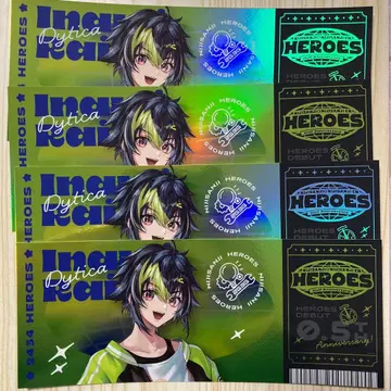 HEROES half Anniversary 티켓풍 카드 이나미 라이 세트