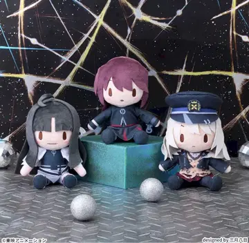 걸클 걸즈밴드클라이 후와푸치 봉제 인형 Vol.1 3종 세트