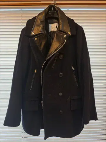 sacai 가죽 라이더스 도킹 코트 사이즈 1 사카이