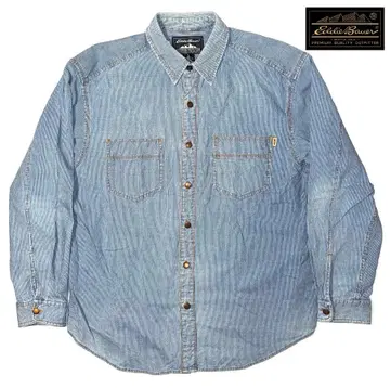'Eddie Bauer' USED 히코리 셔츠 [ L ] 에디바우어