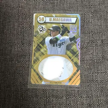 마에카와 우쿄 온사이트 카드 친필 사인 한신 타이거즈