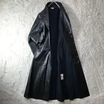 새상품급 OTTO 오토 컬렉션 인조 가죽 롱 코트 15 XXL