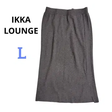 IKKA LOUNGE 니트 타이트 스커트 브라운 계열