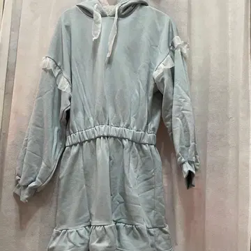 merry jenny 프릴 후드 원피스 아이스 블루