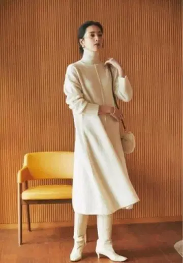 세븐텐 seventen 캐시미어 터틀 니트 드레스