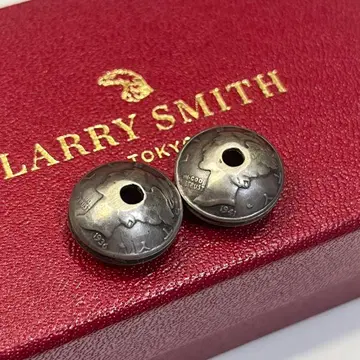 LARRY SMITH 래리 스미스 실버 비즈 2개 커스텀