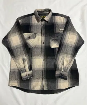 Cabela's 카벨라스 옴브레 체크 플란넬 셔츠 빅 사이즈