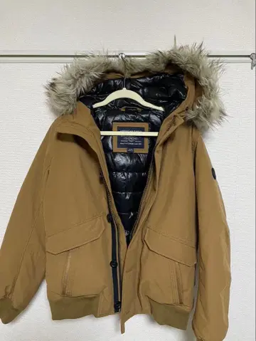 아메리칸 이글 브라운 다운 자켓 퍼 포함