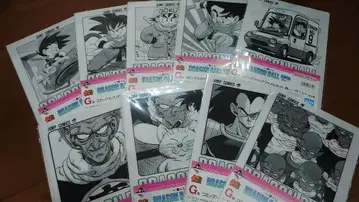 제일복권 드래곤볼 G상 코믹스 클리어 파일 세트 9종 세트