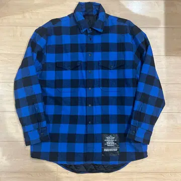 노구치 츠요시 니시카와 다운 콜라보 다운 체크 셔츠