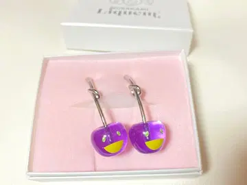 [ 최저가 ] 무라카미 다카시 리큐엠 Liquem 체리 귀걸이 퍼플